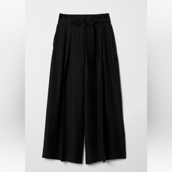 H&M Pants - [BUNDLE 2/$15] H&M Wide Black Paper Pants